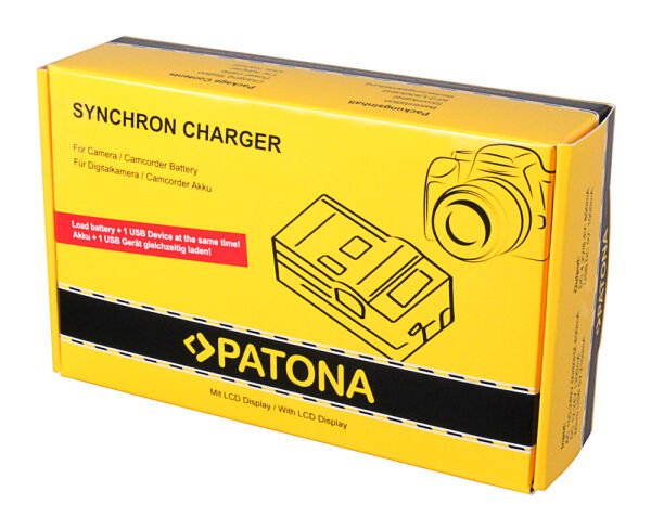 Patona 4645 Fuji NP-W126 Bataryalar İçin Senkron LCD / USB Şarj Ünitesi