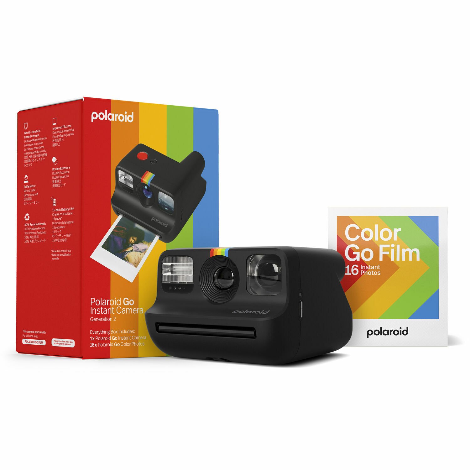 Polaroid Go Gen 2 EB Black Anlık Fotoğraf Makinesi