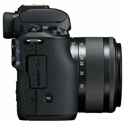 Canon EOS M50 Mark II 15-45mm + 55-200mm IS STM Lensli Kit