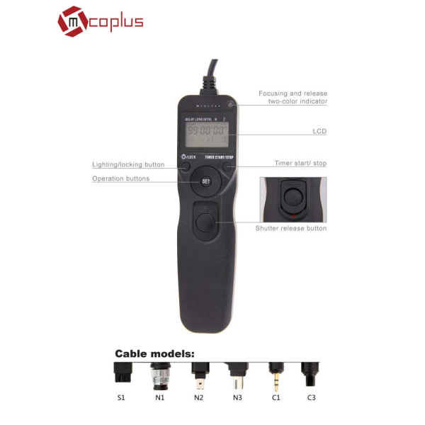 Mcoplus MC36 C3 Canon Timer Uzaktan Kumanda