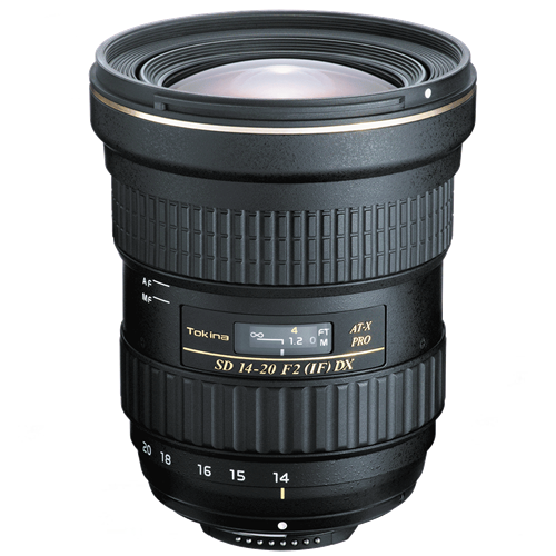 Tokina AT-X 14-20mm f/2 PRO DX Lens (Canon EF)