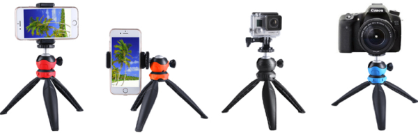 Camten TT-21 Çok Fonksiyonlu Mini Tripod Mavi