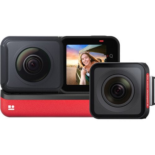 Insta360 ONE RS Trio Edition Kamera (Twin Edition +  1-Inch Wide Angle Lens)