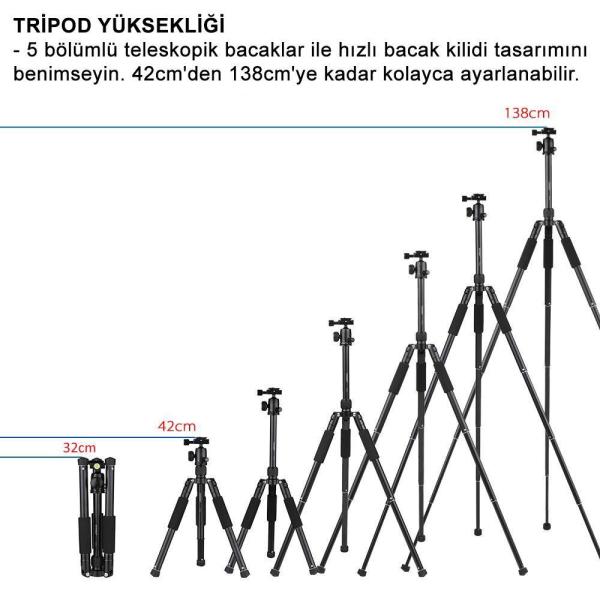 Yunteng VCT-190 Kompakt Tripod & Monopod