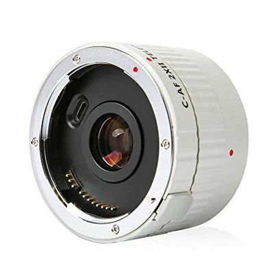 Viltrox C-AF 2X II Otomatik Odaklama 2.0X Canon EF Mount İçin Teleconverter Lens Dönüştürücü (Gümüş)