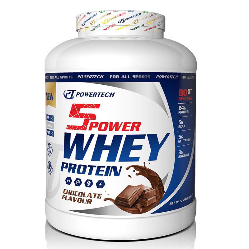 PT Sprorts&Nutrition 5Power Whey Protein 2400 Gr Protein Tozu 80 Servis