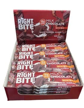 RIGHT BITE VEGAN PROTEIN BAR SÜTLÜ ÇİKOLATA AROMALI X 16 ADET