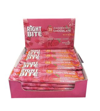 RIGHT BITE VEGAN PROTEIN BAR RASPBERRY AROMALI X 16 ADET