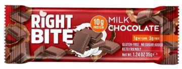 RIGHT BITE VEGAN PROTEIN BAR SÜTLÜ ÇİKOLATA AROMALI