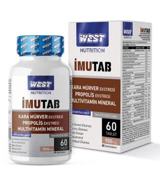 İmutab Kara Mürver (Sambucus) & Propolis Ekstreli MULTİVİTAMİN MİNERAL 60 Tablet x 900 mg