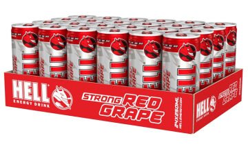Hell Energy Drink RED GRAPE AROMALI 24 lü paket