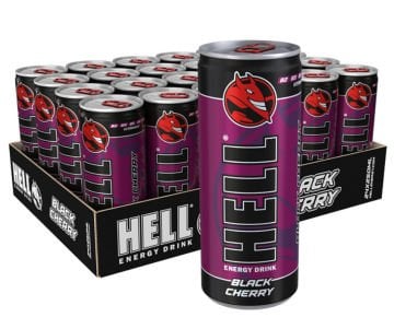 Hell Energy Drink SİYAH KİRAZ AROMALI 24 lü paket