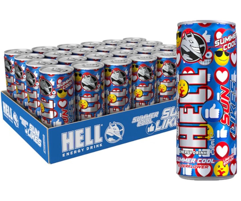 Hell Energy Drink MÜRVER ÇİÇEĞİ AROMALI 24 lü paket
