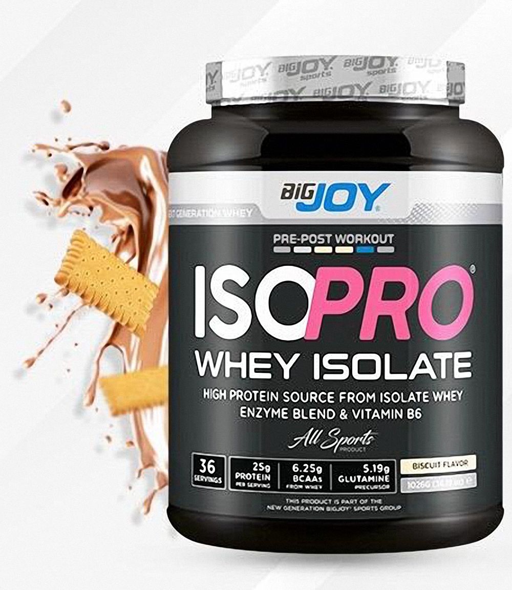 BigJoy ISOPRO Isolate Protein 1028 gr BİSKÜVİ AROMALI