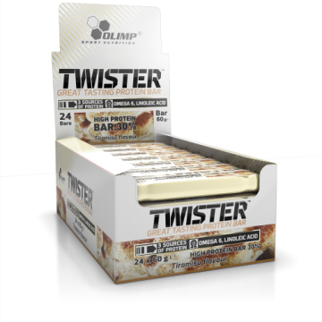 Olimp Twister Hi Protein Bar 24 x 60 gr (Tiramisu)