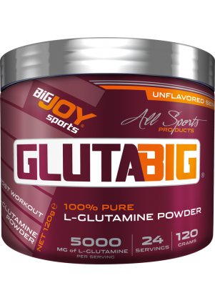Big Joy Gluta Big % 100 Glutamine Powder 120 Gr