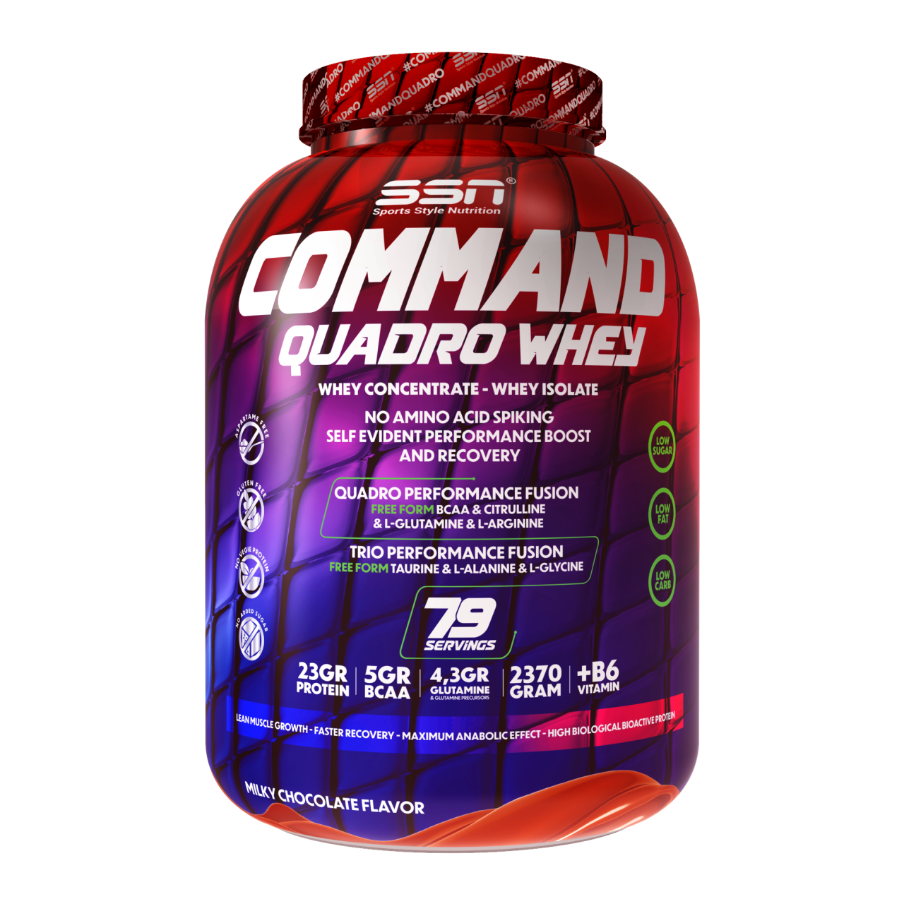 SSN Command Quadro Whey Protein 2370 Gr