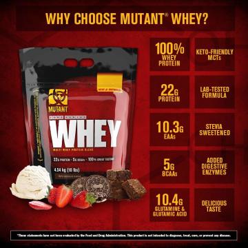 MUTANT WHEY 2,27 KG Triple Chocolate