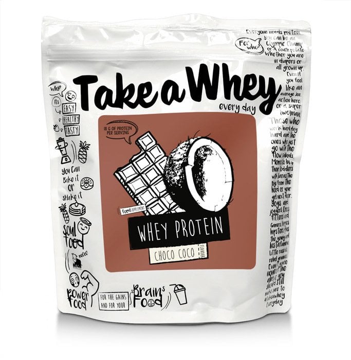 TAKE A WHEY - WHEY PROTEIN ÇİKOLATA HİNDİSTAN CEVİZİ 908 GR