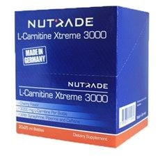 NUTRADE L-Carnitine Xtreme 3000 mg + THERMO COMPLEX 20 ampul X 25 ml Cherry Flavor