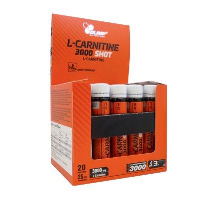 Olimp L-Carnitine 3000 Shot 20 Ampul - Kiraz Aromalı