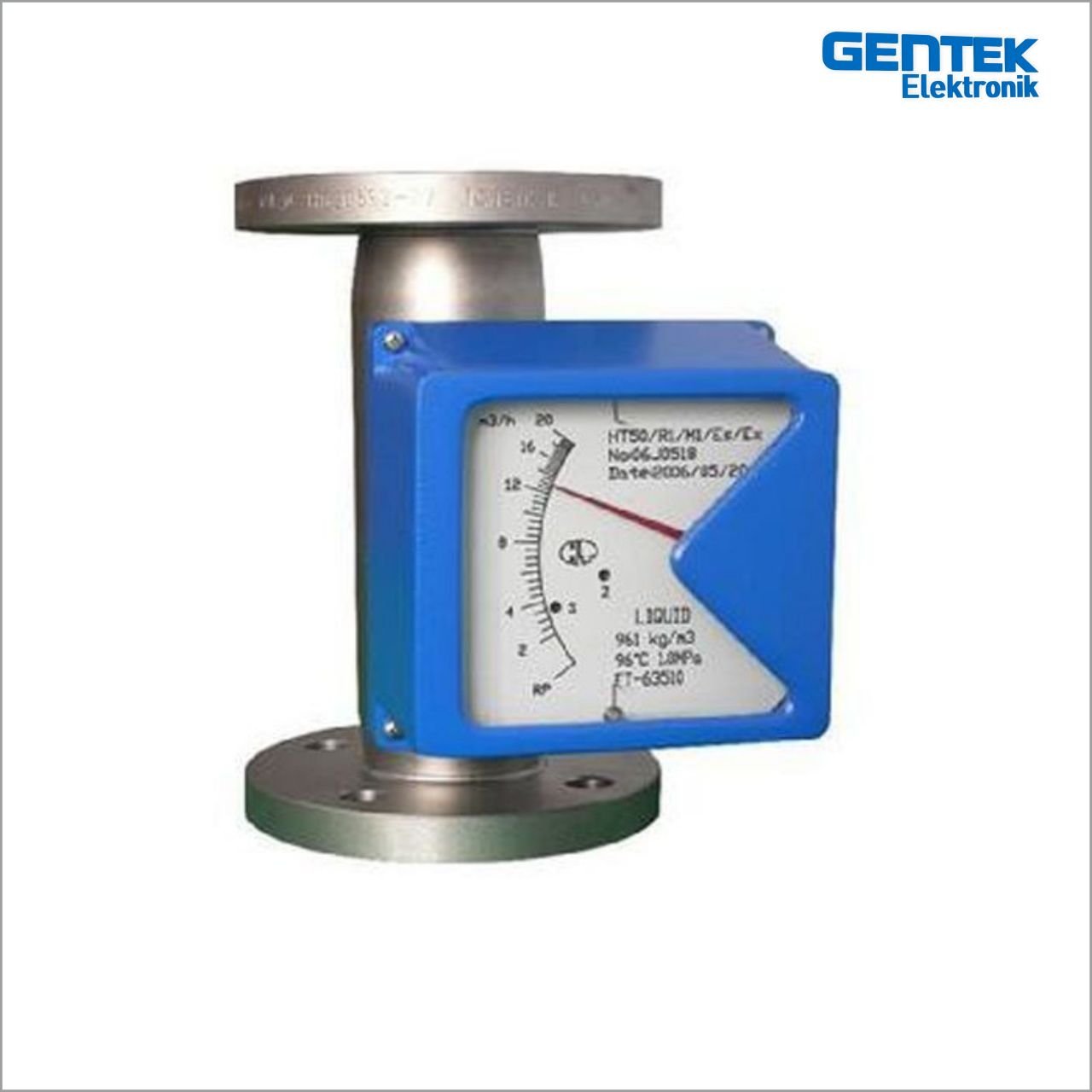 DN20 Normal Tip Analog İbreli Metal Tüplü Debimetre