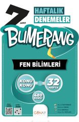 Günay 7.Sınıf Bumerang 32 Haftalık Fen Bilimleri Denemesi