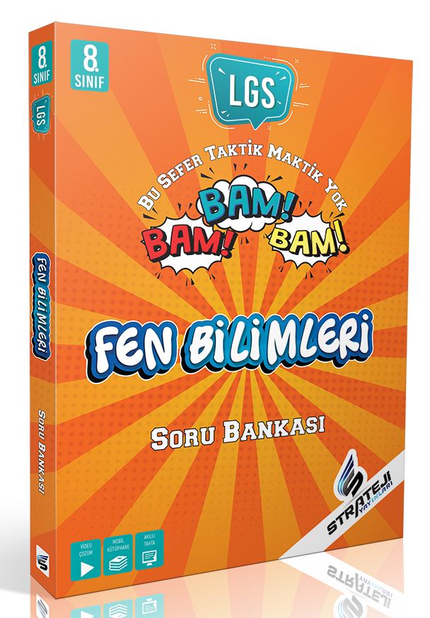 Strateji 8. Sınıf LGS Fen Bilimleri Bam Bam Soru Bankası