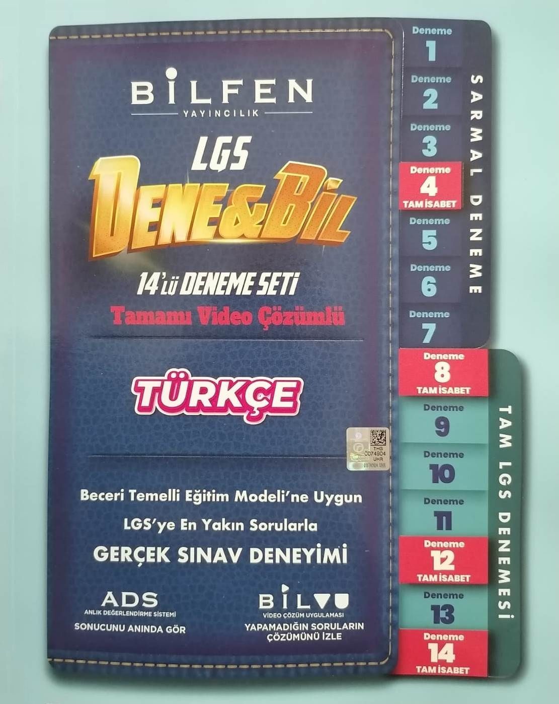 Bilfen 8.Sınıf LGS Denebil Türkçe 14 Deneme Seti - Bilfen Dene Bil