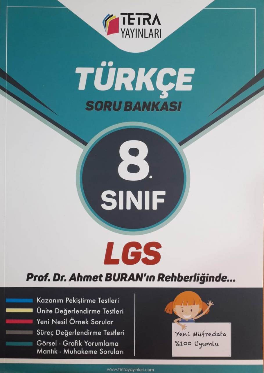 TETRA Yayınları 8.Sınıf LGS Türkçe Soru Bankası