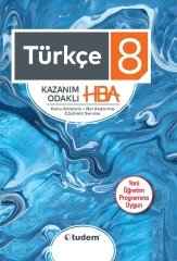 Tudem Yayınları 8.Sınıf Türkçe HBA 