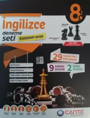 Çanta 8.Sınıf LGS YENİ Kazanım Sıralı İngilizce Deneme Seti-hzçnt01