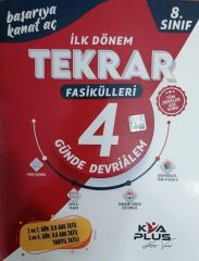 KVA Plus 8.Sınıf LGS İlk Dönem Tekrar Fasikülleri 4 Günde Devri Alem