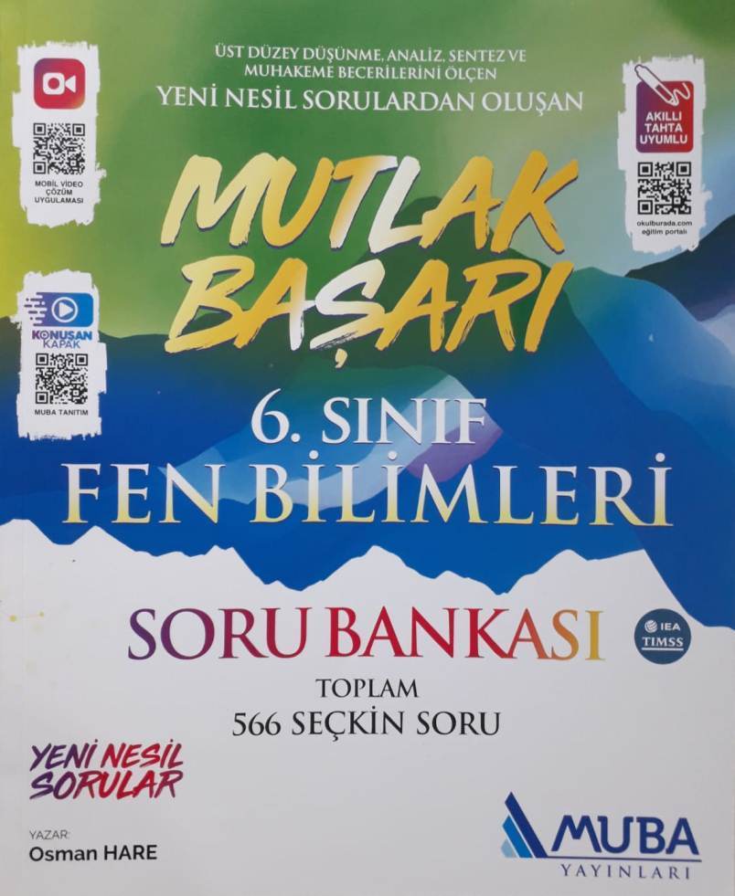 MUBA Mutlak Başarı 6.Sınıf Fen Bilimleri Soru Bankası