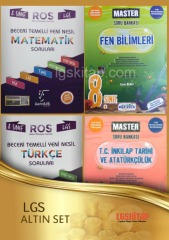 ALTIN SET - 8.Sınıf LGS Kare -Okyanus  Altın Set