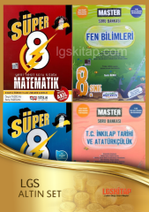 ALTIN SET - 8.Sınıf LGS Süper -Okyanus  Altın Set