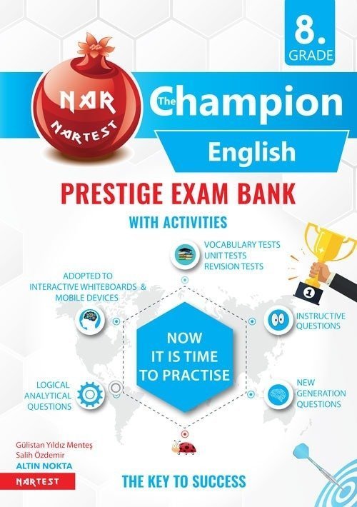 Nartest 8.Sınıf LGS İngilizce Soru Bankası Grade Prestıge Exam Bank