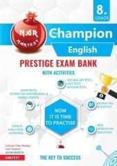 Nartest 8.Sınıf LGS İngilizce Soru Bankası Grade Prestıge Exam Bank