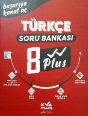 KVA Plus 8.Sınıf LGS Türkçe Soru Bankası Kırmızı Seri