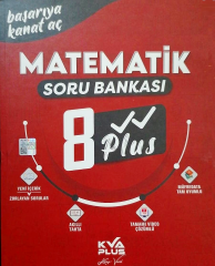 KVA Plus 8.Sınıf LGS Matematik Soru Bankası Kırmızı Seri