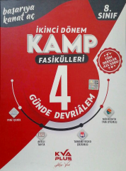 KVA Plus 8.Sınıf LGS 2.Dönem Kamp Fasikülleri 4 Günde Devri Alem Kırmızı Seri