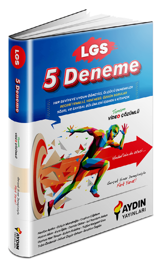 AYDIN YAYINLARI 8.SINIF LGS TÜM DERSLER 5 DENEME