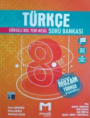 Mozaik Yayınları 8.Sınıf LGS Türkçe Soru Bankası