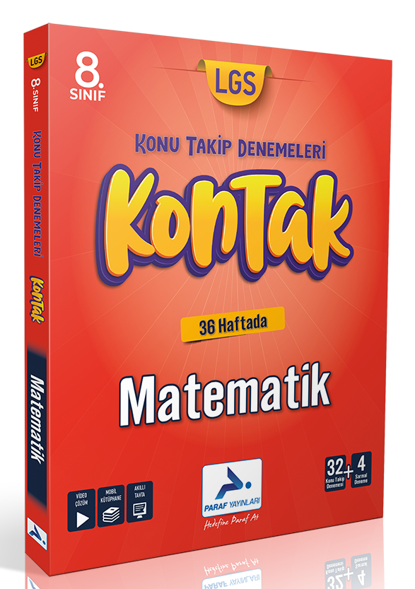 PRF Paraf 8.Sınıf LGS Matematik 36 hafta Kontak Deneme -kd32