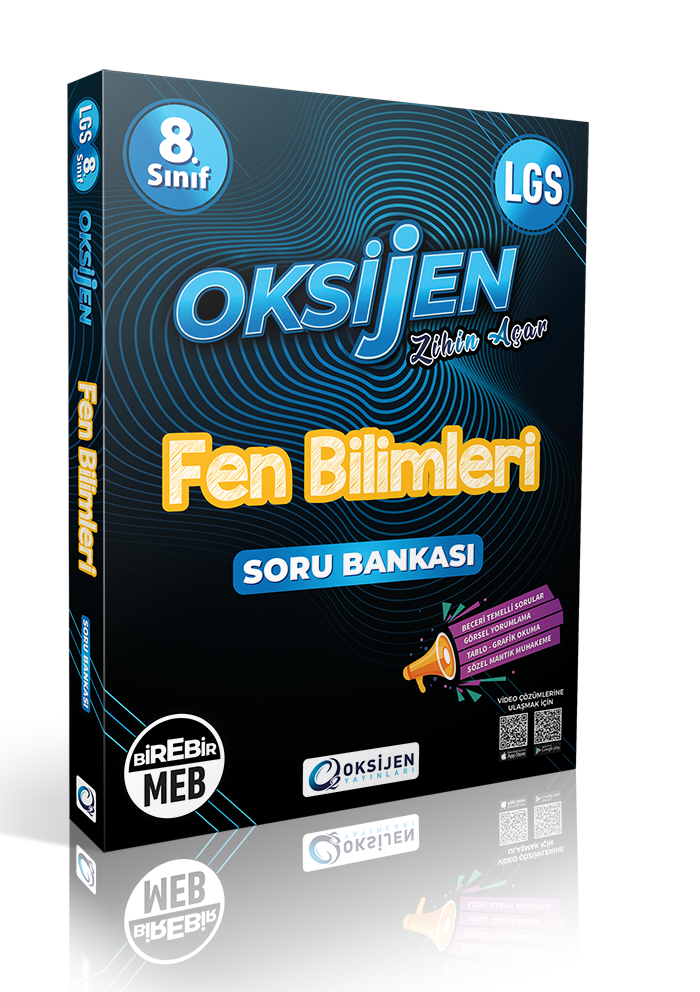 Oksijen Yayınları 8.Sınıf LGS Fen Bilimleri Soru Bankası