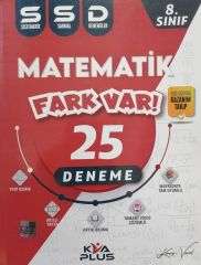 KVA Plus 8.Sınıf LGS Fark Var Matematik SSD Sistematik Sarmal 25 Deneme