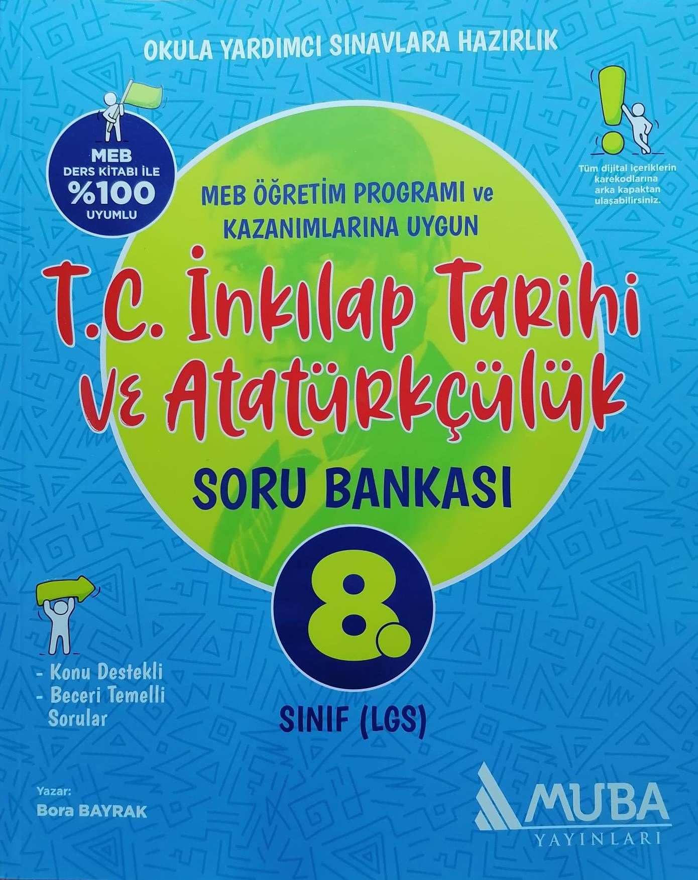 Muba 8.Sınıf LGS Yeni İnkılap Tarihi Soru Bankası Mavi Orta Düzey