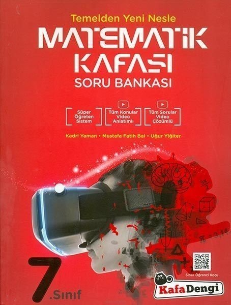 KAFA DENGİ YAYINLARI 7.SINIF MATEMATİK KAFASI SORU BANKASI (TÜMÜ VİDEO ÇÖZÜMLÜ)