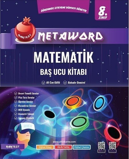 Nartest 8.Sınıf LGS Metaword Matematik Baş Ucu Kitabı