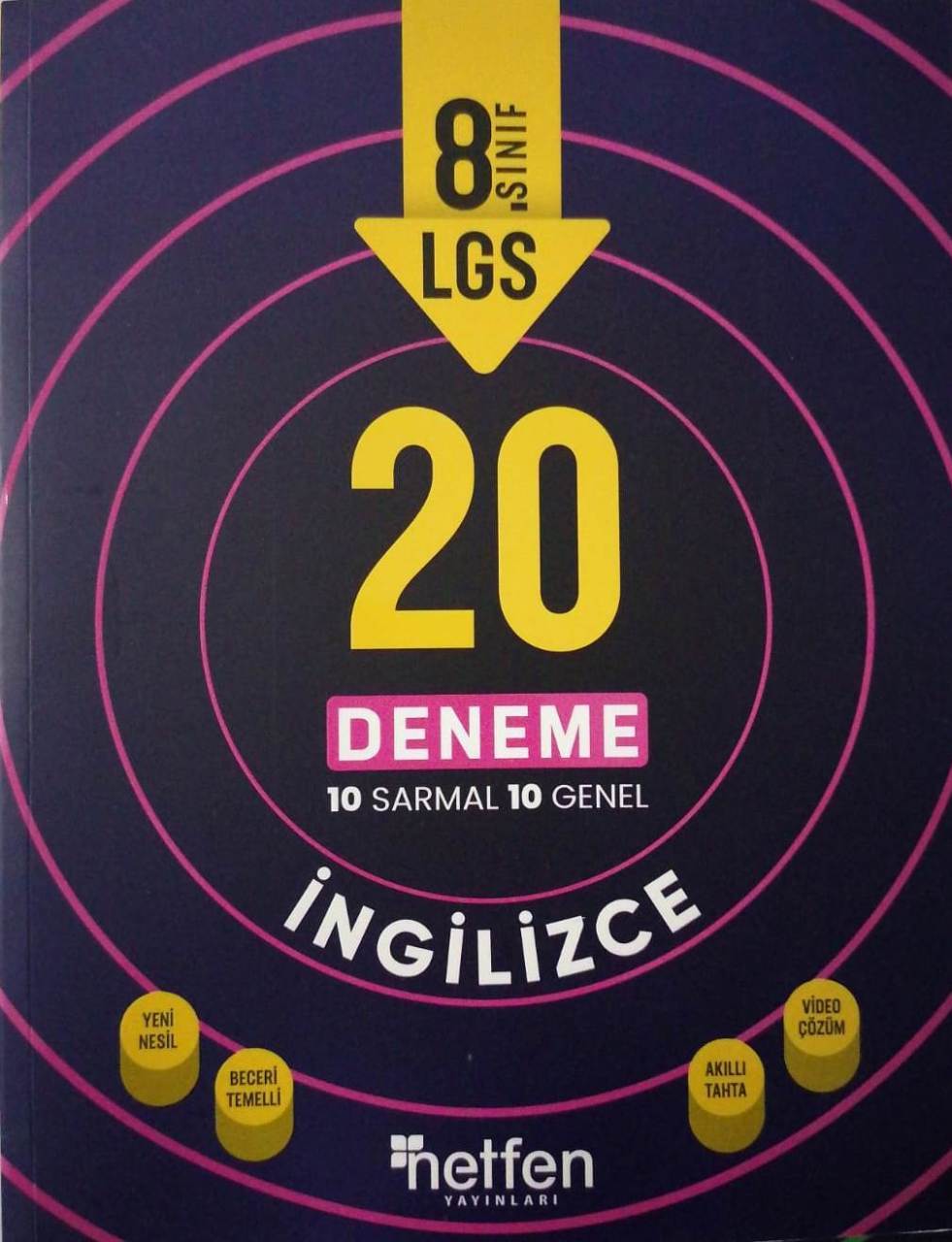 Netfen 8.Sınıf LGS İngilizce Yeni Kapaklı 20 Deneme